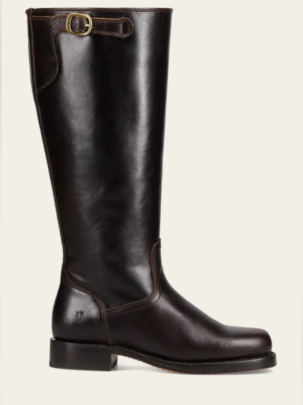 FRYE CAMPUS LOW HEEL TALL RIDING BOOT SZ 8